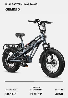 Fucare Gemini X Dual Battery Electric Bike