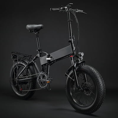 Paselec AF7 Foladable Full Suspension EBike 500w 48v 10.4AH Fat Tire