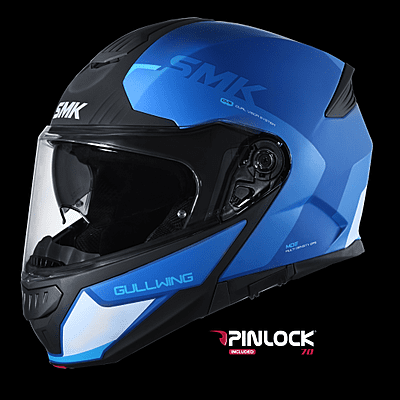 CASCO INTEGRALE MOTO TOURING SMK STELLAR NERO LUCIDO (GL200)