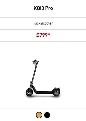 NIU KQi3 Pro Commuting Electric Scooter