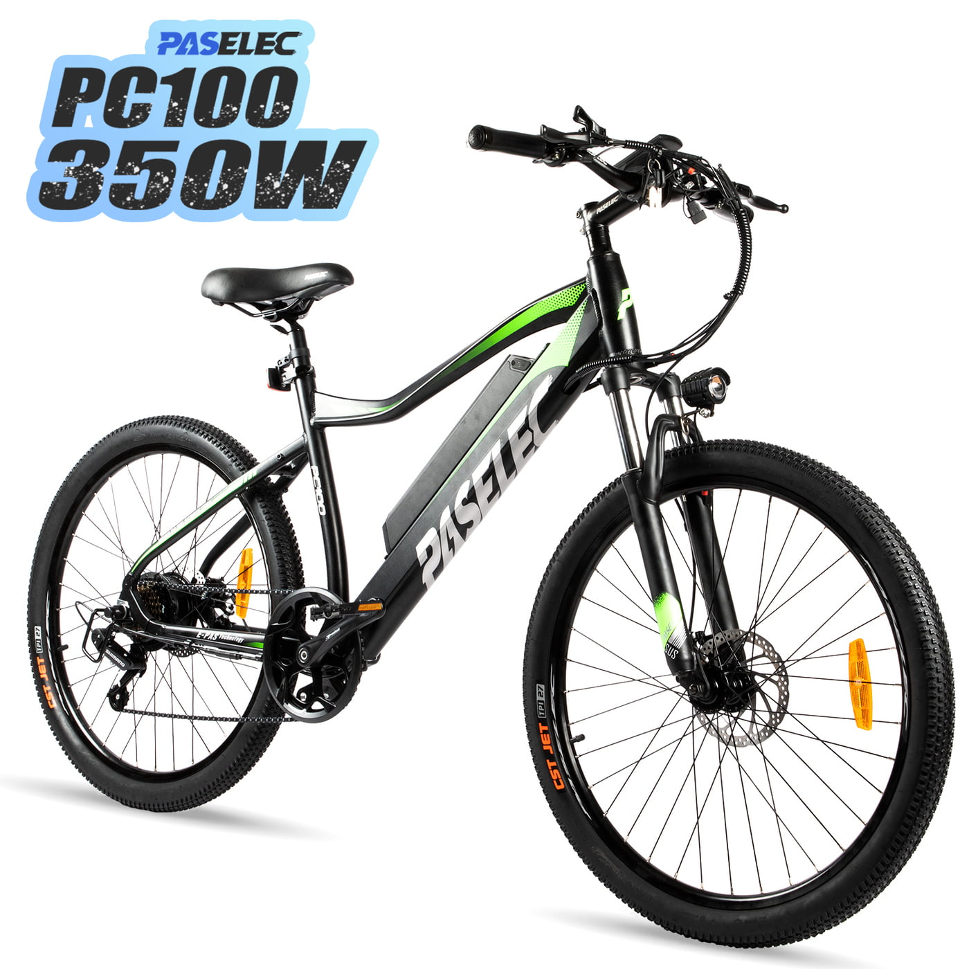 Paselec PC100 electric bike 350w 11.6AH 48v Front Suspension