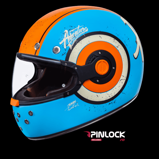 SMK Retro Adventure Full Face Motorcycle Helmet