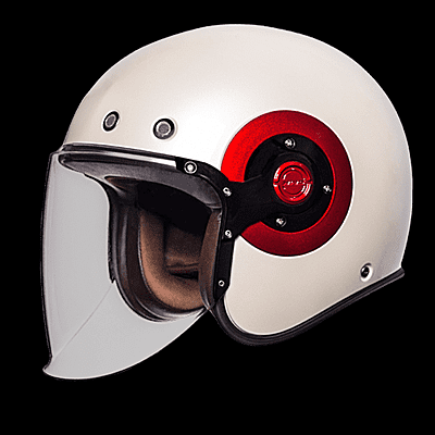 SMK Retro Jet Solid Open Face Motorcycle Helmet