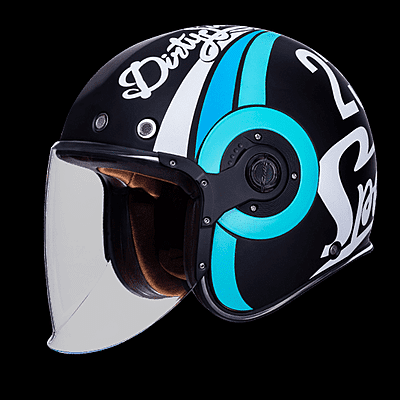 SMK Retro Jet Speed TT Open Face Motorcycle Helmet