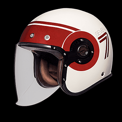SMK Retro Jet Seven Open Face Motorcycle Helmet