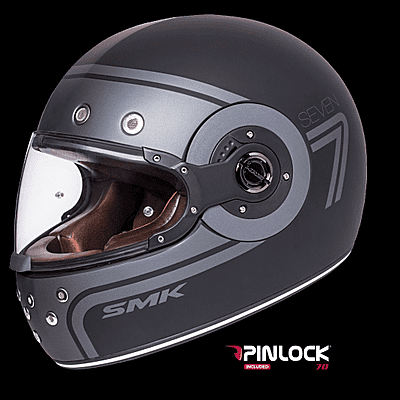 SMK Retro Seven Full Face Motorcycle Helmet