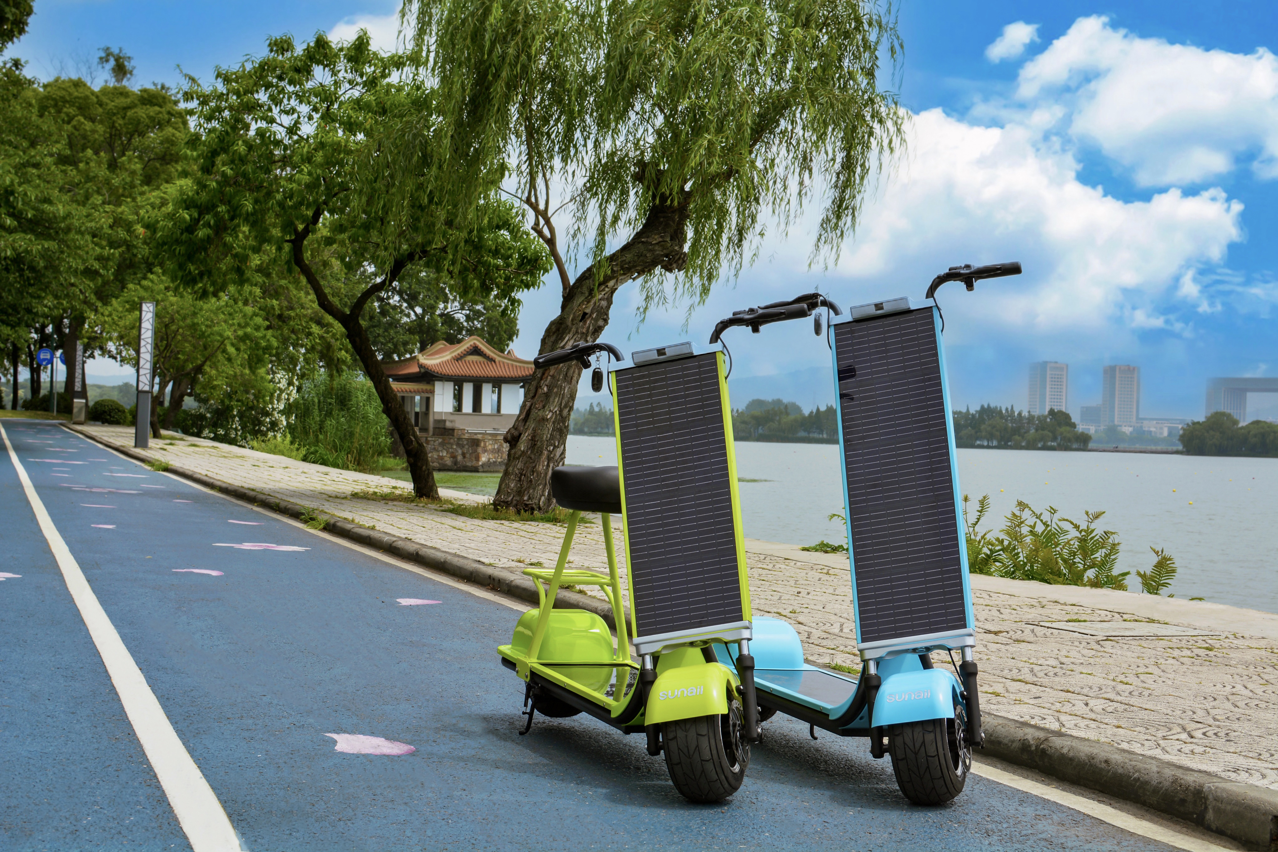 S80 Solar Powered Electric Scooter