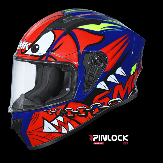 SMK Stellar Monster Full Face Motorcycle Helmet