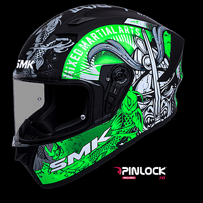 SMK Stellar Samurai Full Face Motorcycle Helmet